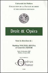 Droit et opéra.