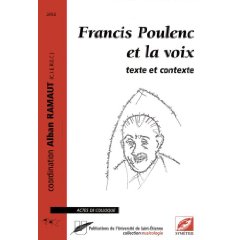 Francis Poulenc et la voix.