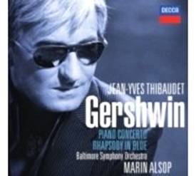 George Gershwin (version pour jazz-band) Variations sur I got Rhythm - Concerto pour piano en fa / Jean-Yves Thibaudet (piano) - Orchestre symphonique de Baltimore, dir. Marin Alsop