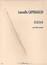 Leonello CAPODAGLIO : Élégie  pour flûte et piano. 2ème cycle