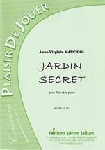 Anne-Virginie MARCHIOL : Jardin secret pour flûte ut et piano