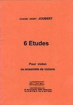 Claude-Henry JOUBERT : 6 Etudes