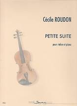 Cécile ROUDON : Petite suite  pour violon et piano. Fin 2ème cycle. Sempre più : SP0167