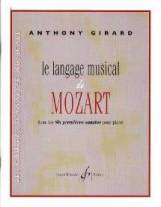 Le langage musical de Mozart dans les six premières sonates pour piano.