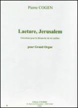 Pierre COGEN : Laetare Jerusalem